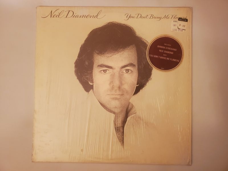 Neil Diamond You Don't Bring Me Flowers vinyl record